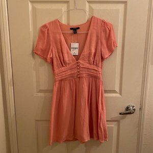 Forever 21 Peach Woven Dress